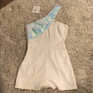 Missguided Sequin Playsuit